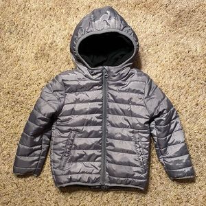 3t Puffer Jacket, Dark Grey